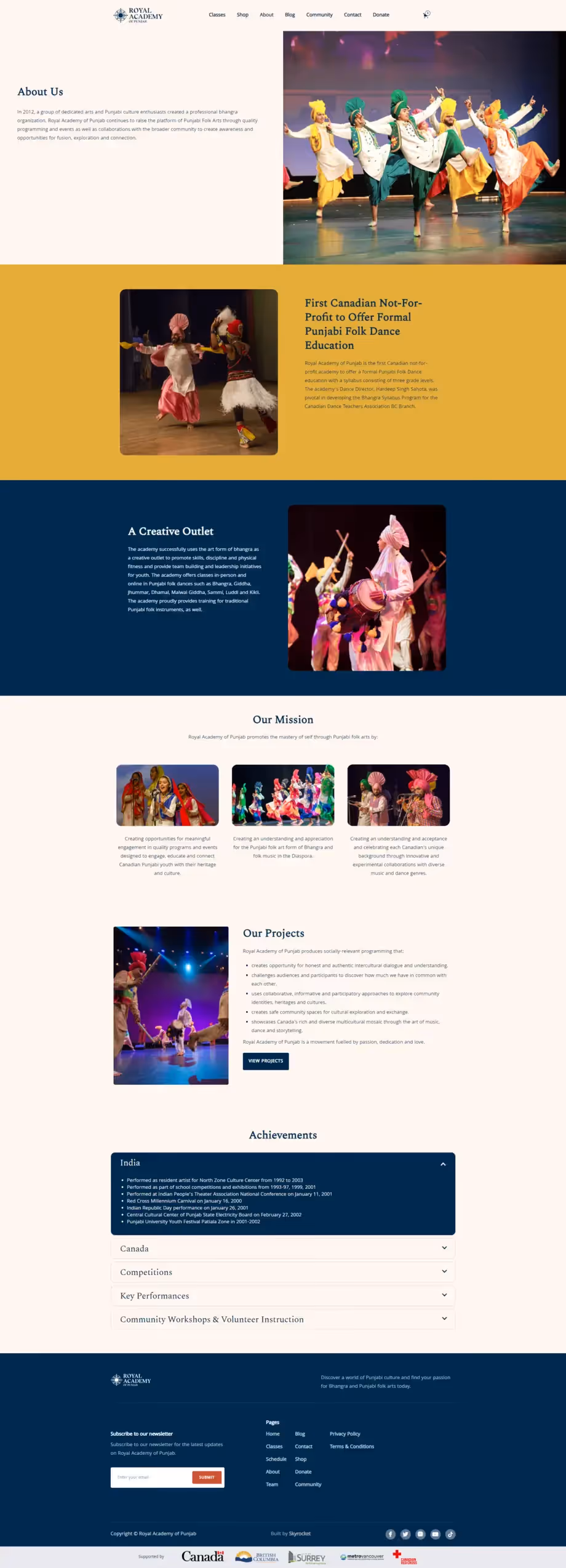 Royal Academy of Punjab full site image