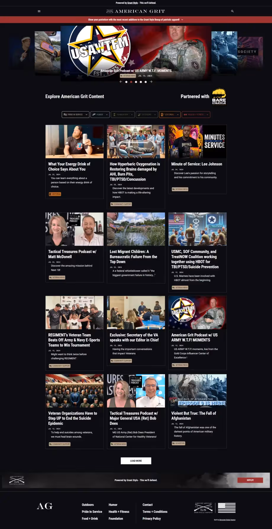 American Grit full site image