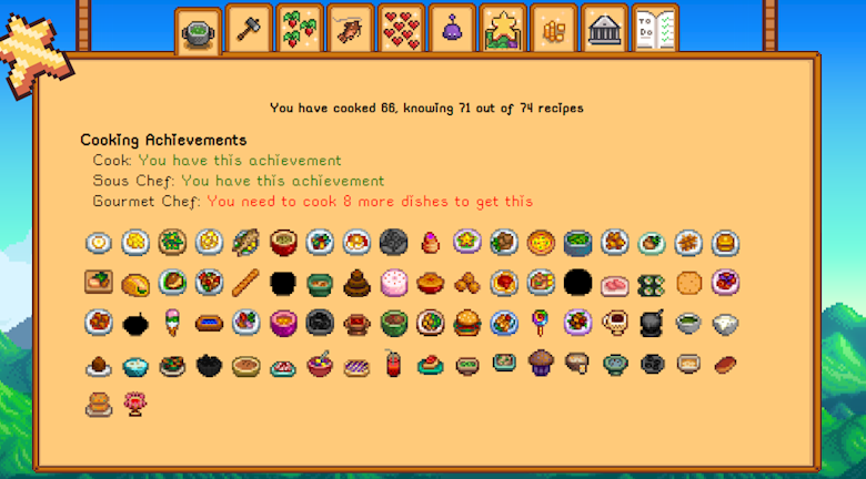 Stardew Valley Progress tracker