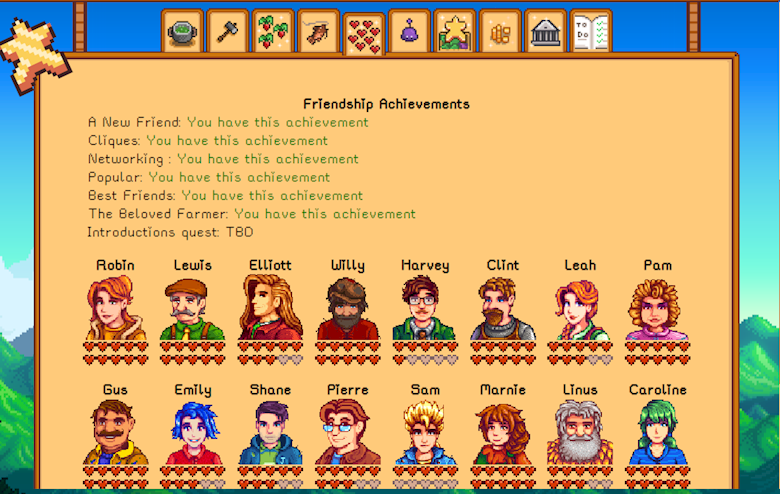 Stardew Valley Progress tracker