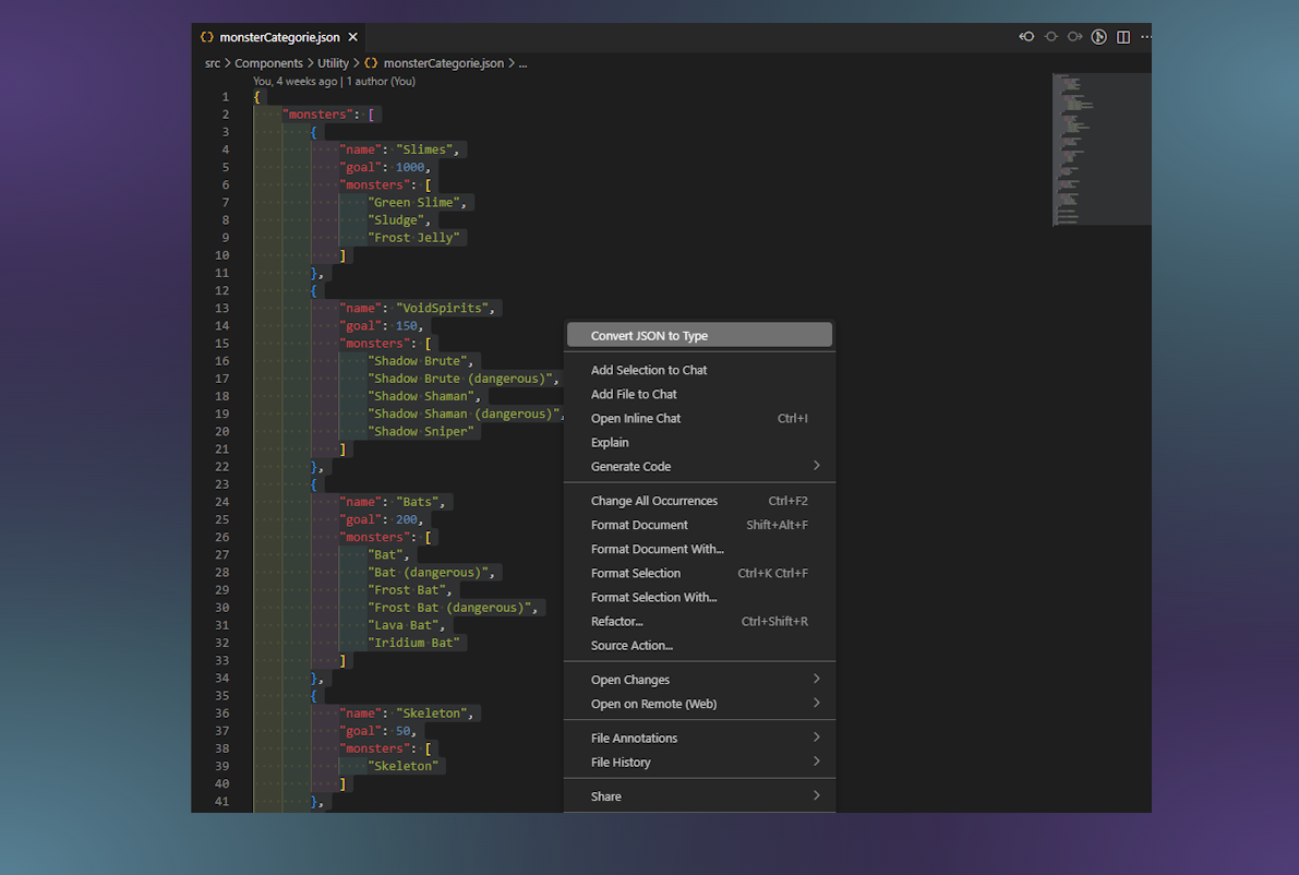 JSON2Type Generator gallery image 3