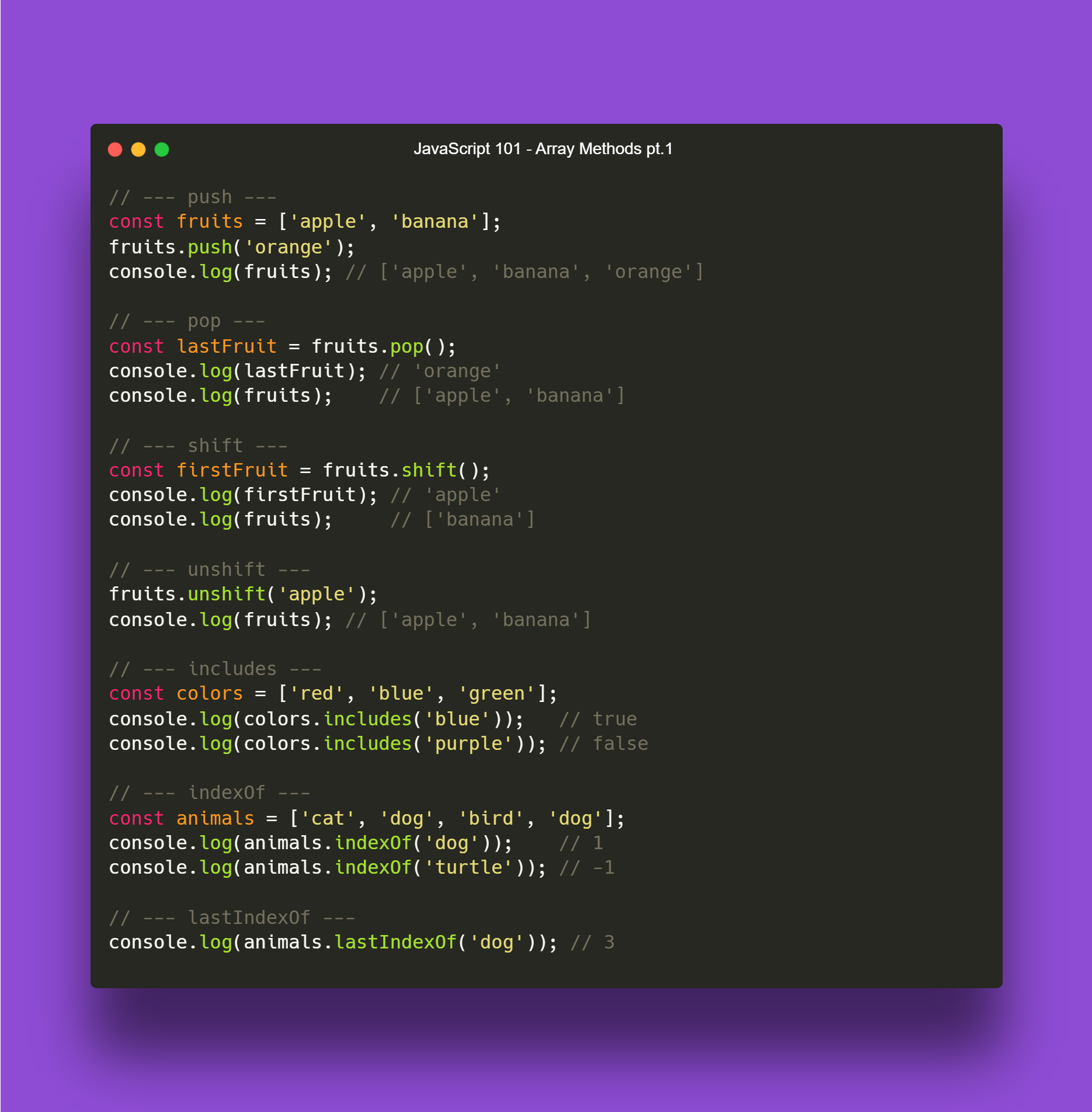 JavaScript Core Array Methods You Should Know